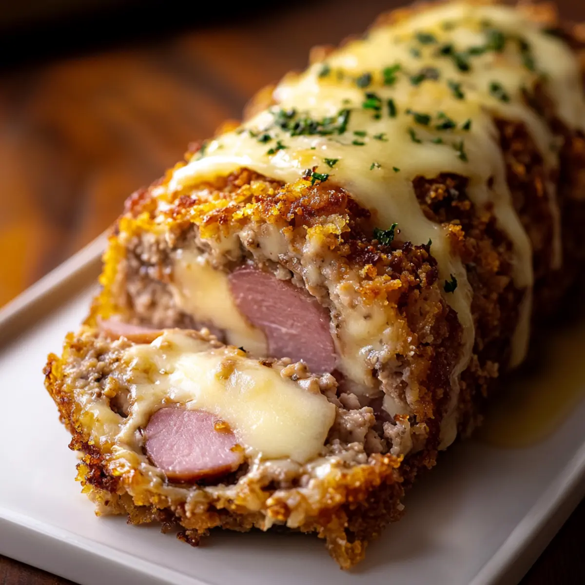 Chicken Cordon Bleu Meatloaf