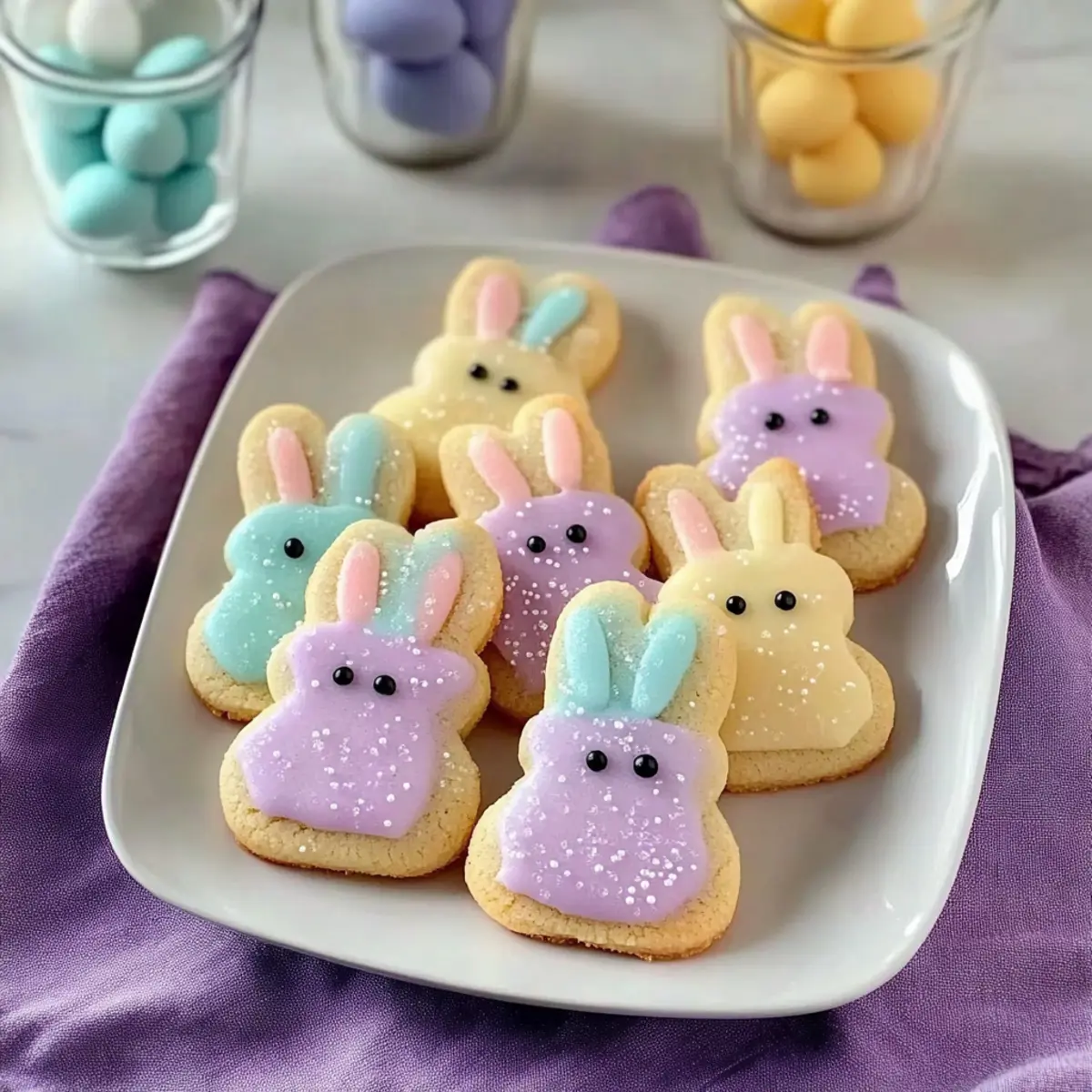 Soft Buttercream Bunny Cookies