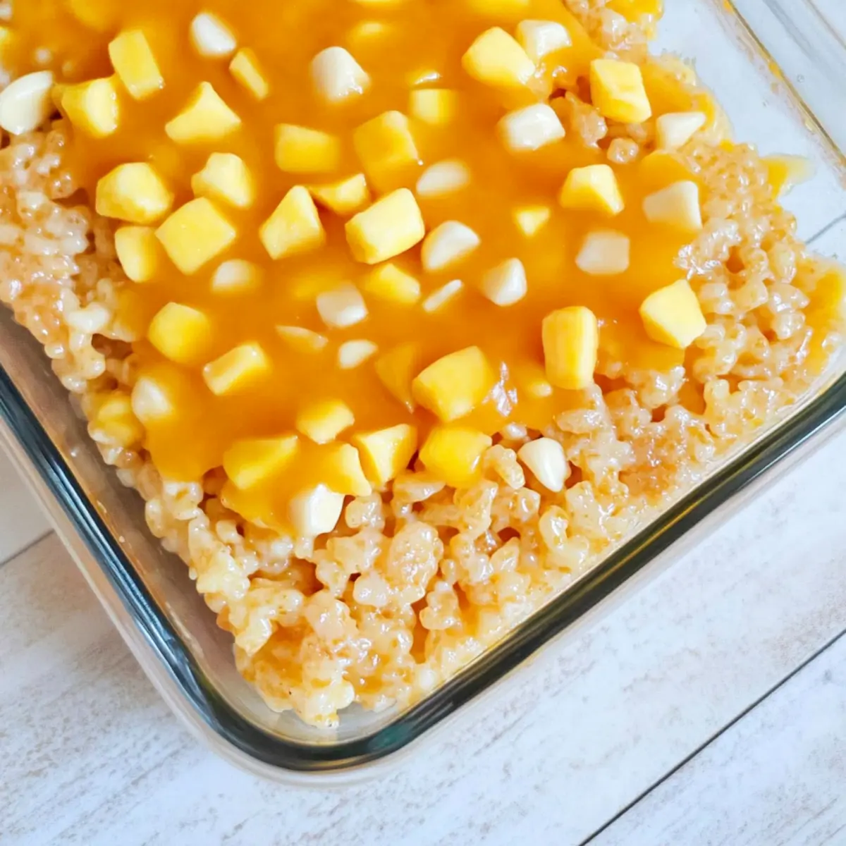 Hawaiian Rice Krispie Treats