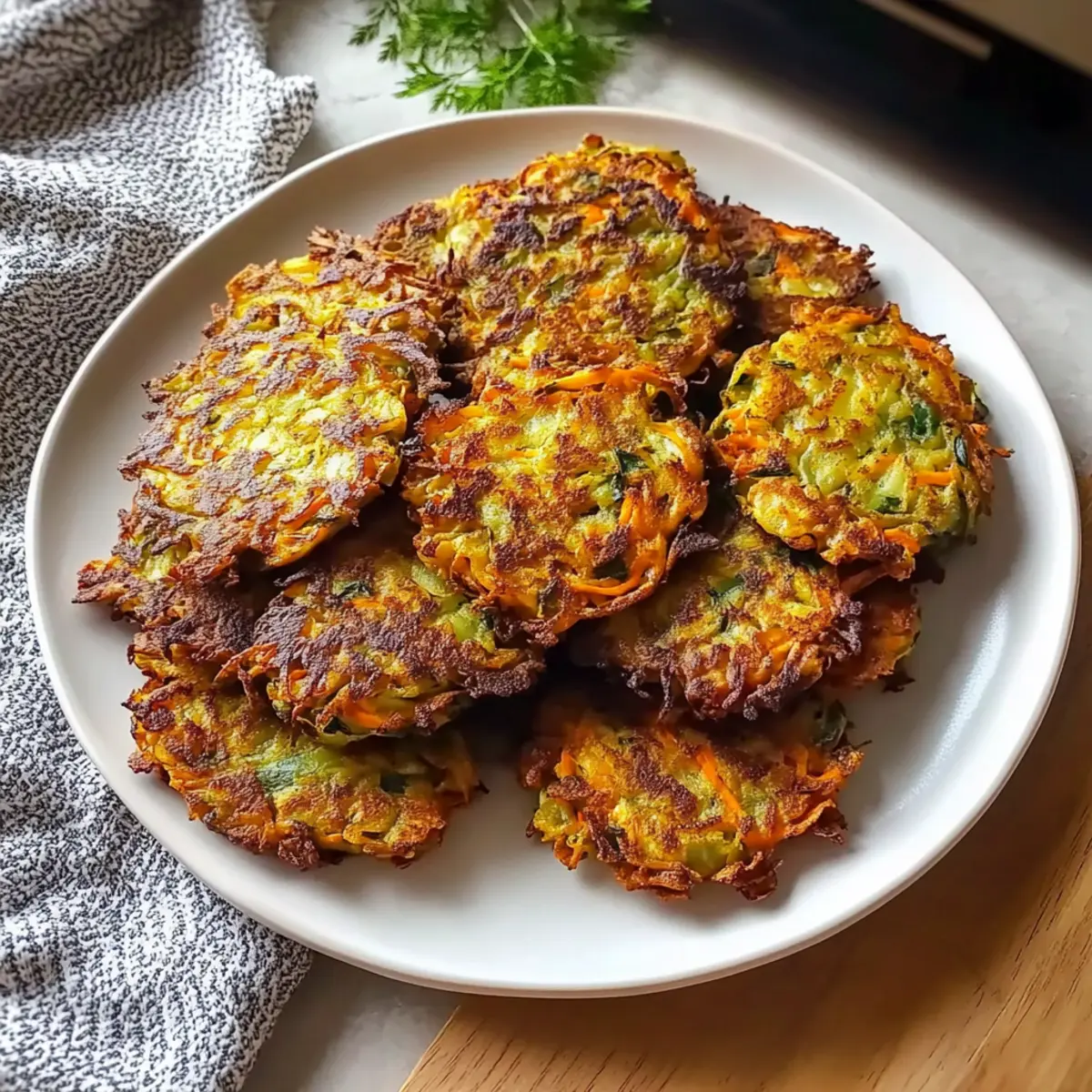 Crispy Cabbage Fritters
