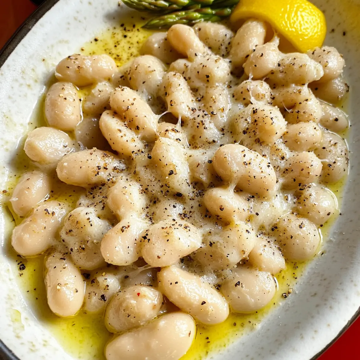 Cacio e Pepe Butter Beans