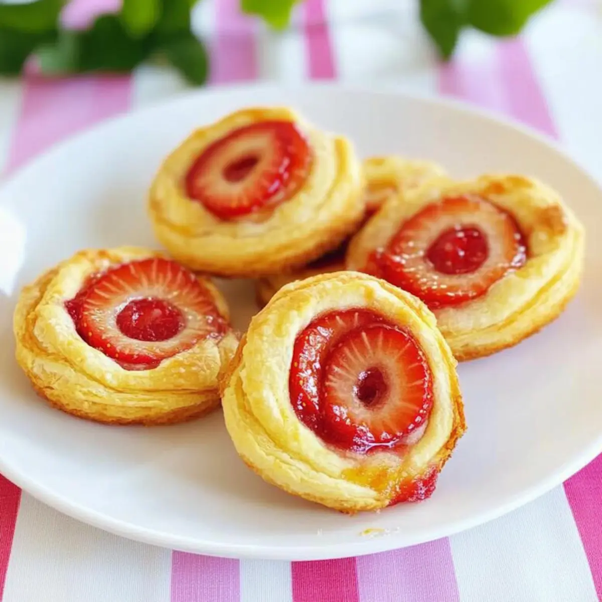 Strawberry Palmiers