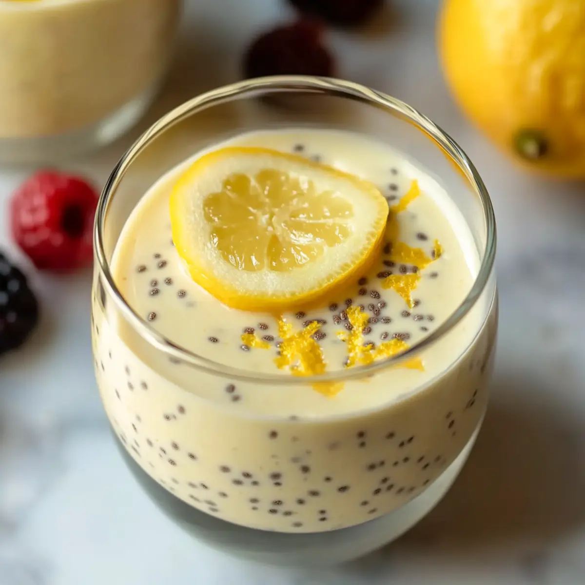 Lemon Cream Chia Pudding