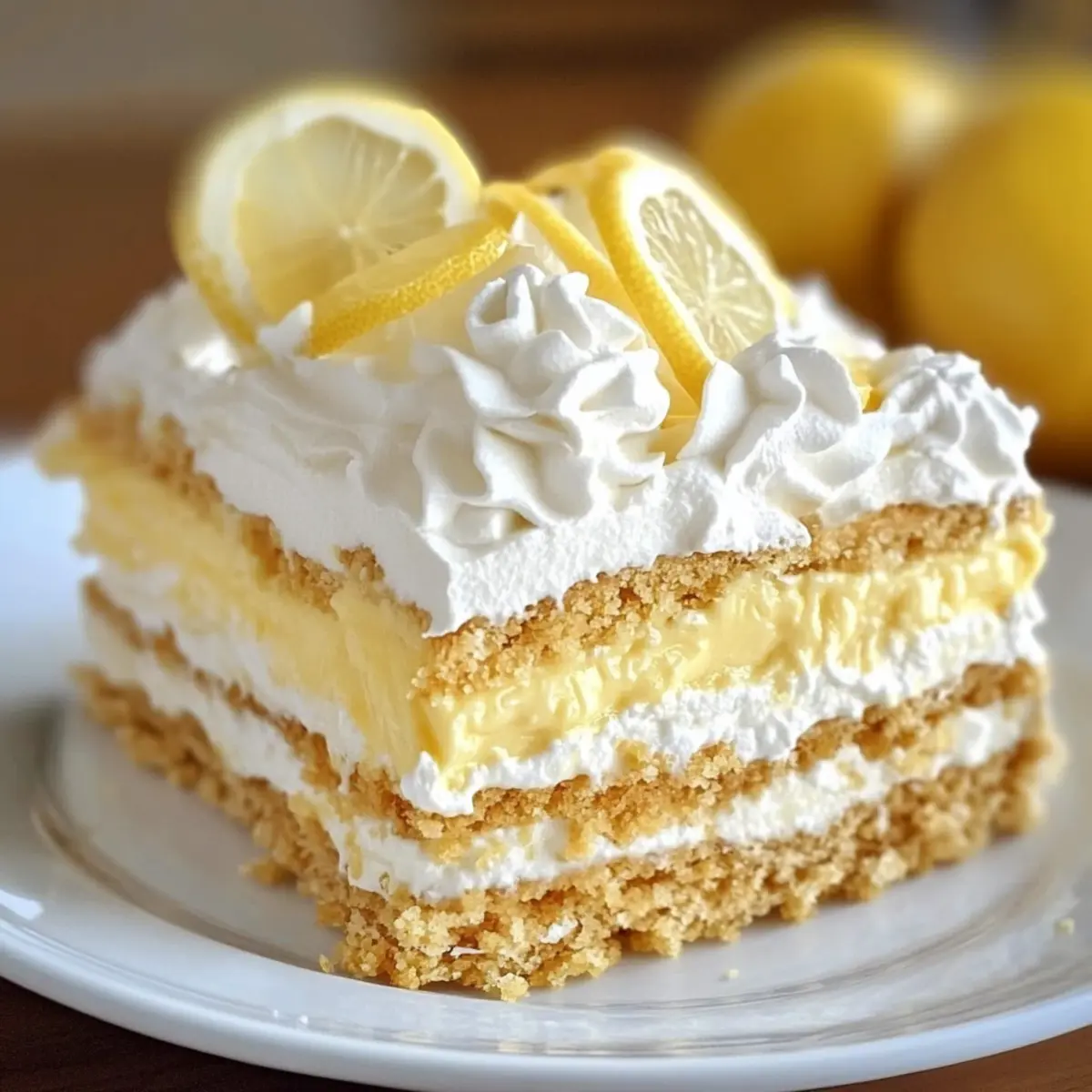 Lemon Éclair Cake
