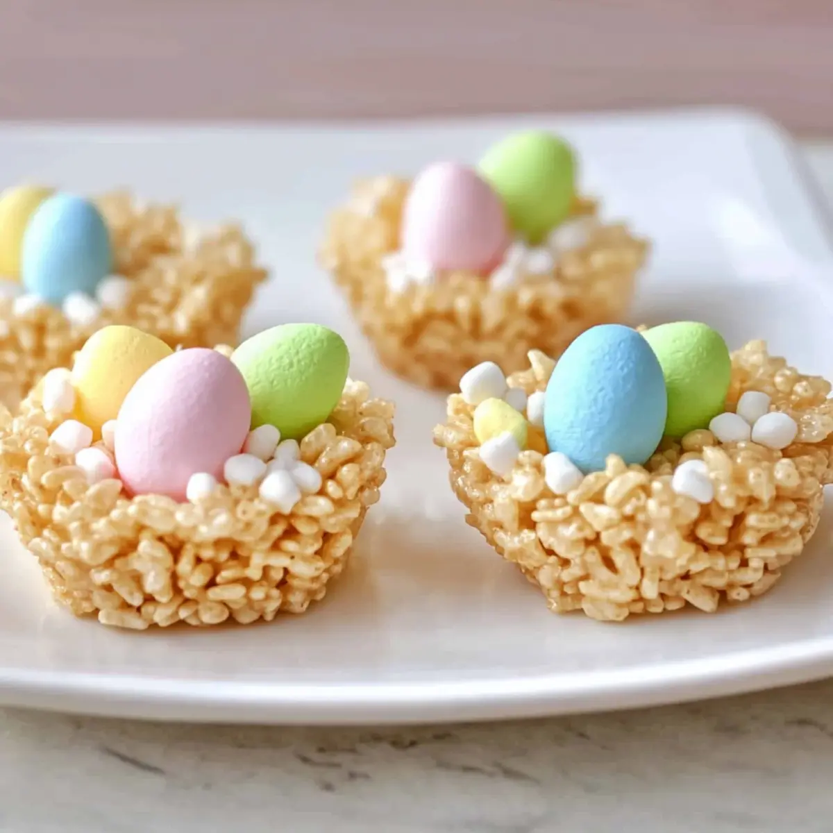 Rice Krispie Nests