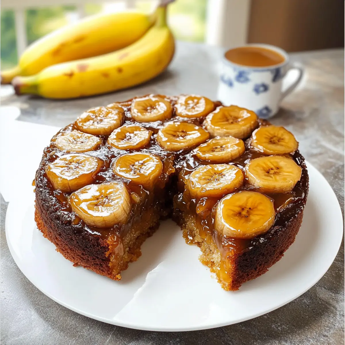 Banana Foster Upside Down Cake