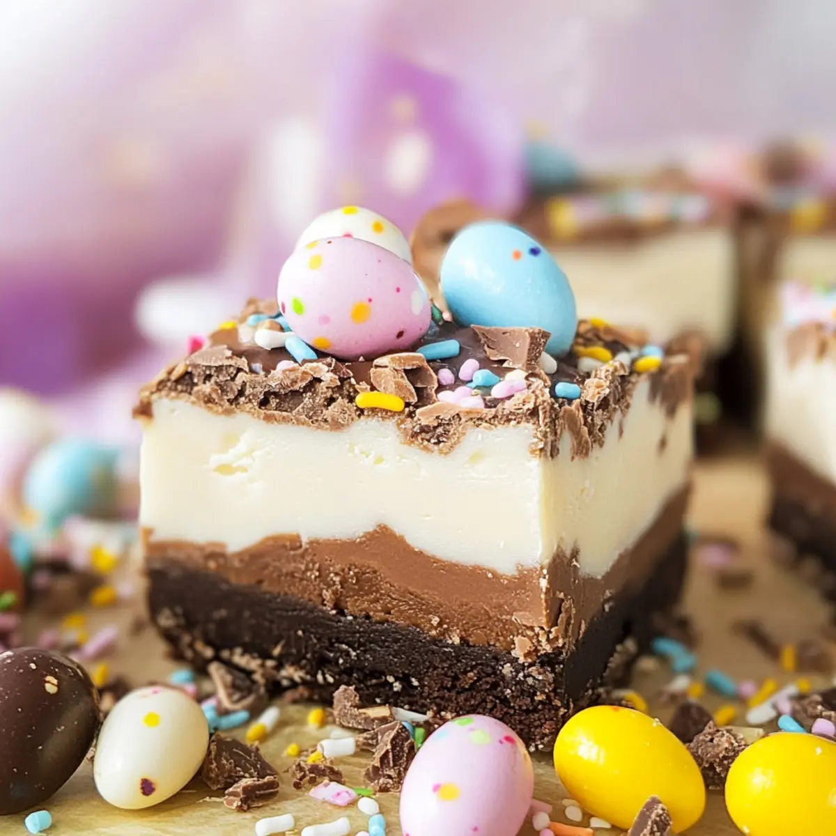 Cadbury Egg Fudge