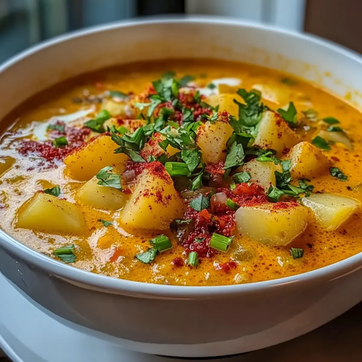 Spicy Cajun Potato Soup