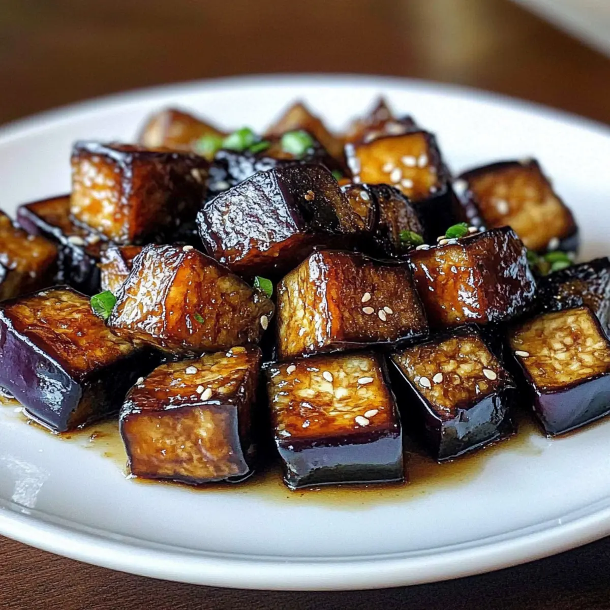 Miso Glazed Eggplant