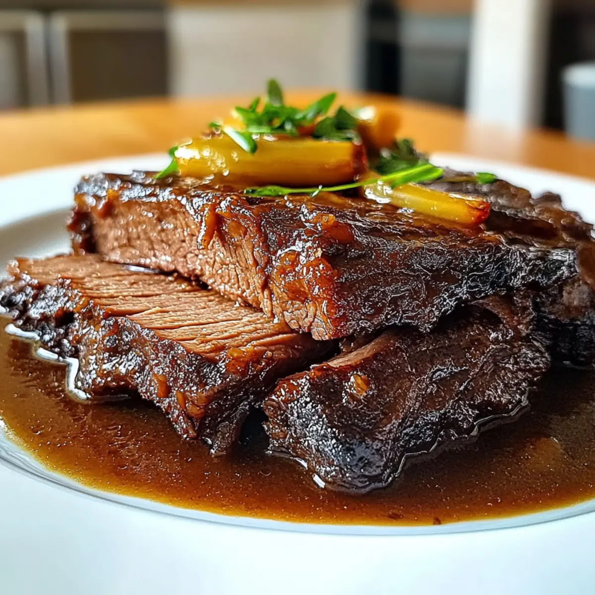 slow cooked beef brisket