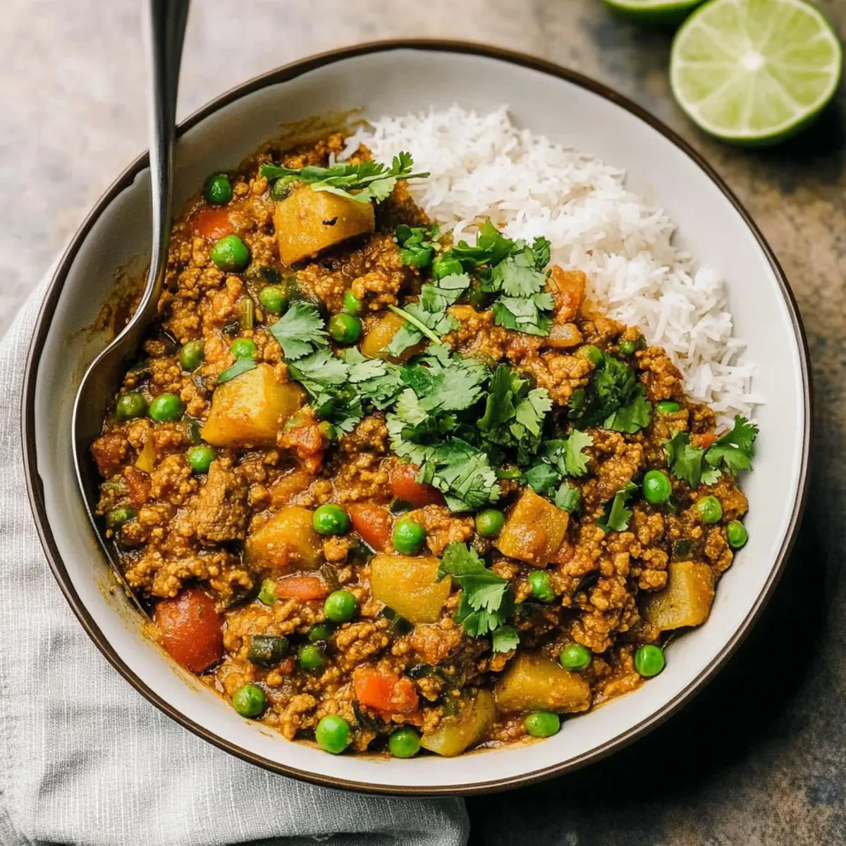 Ground Beef Curry (Keema Curry)