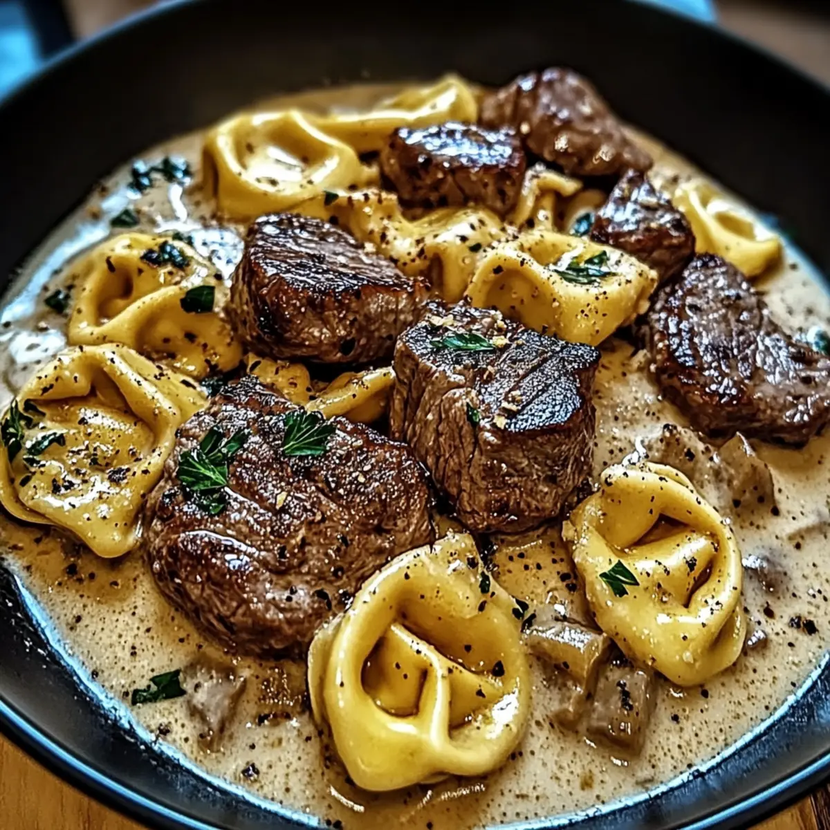 Garlic Steak Tortellini