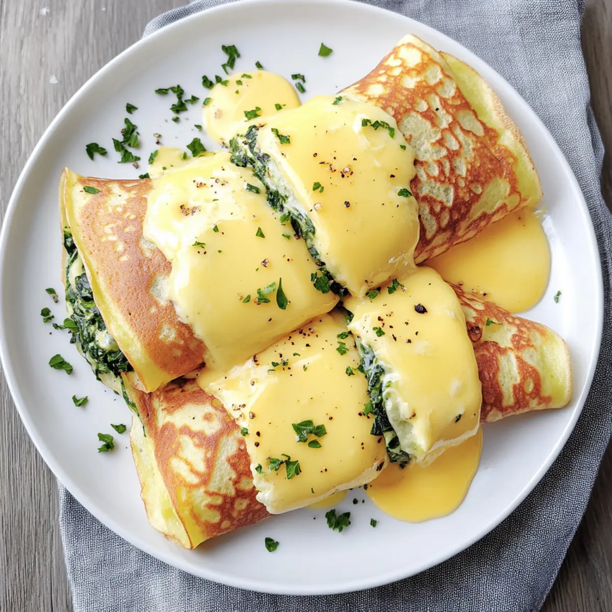 Savory Breakfast Crepes