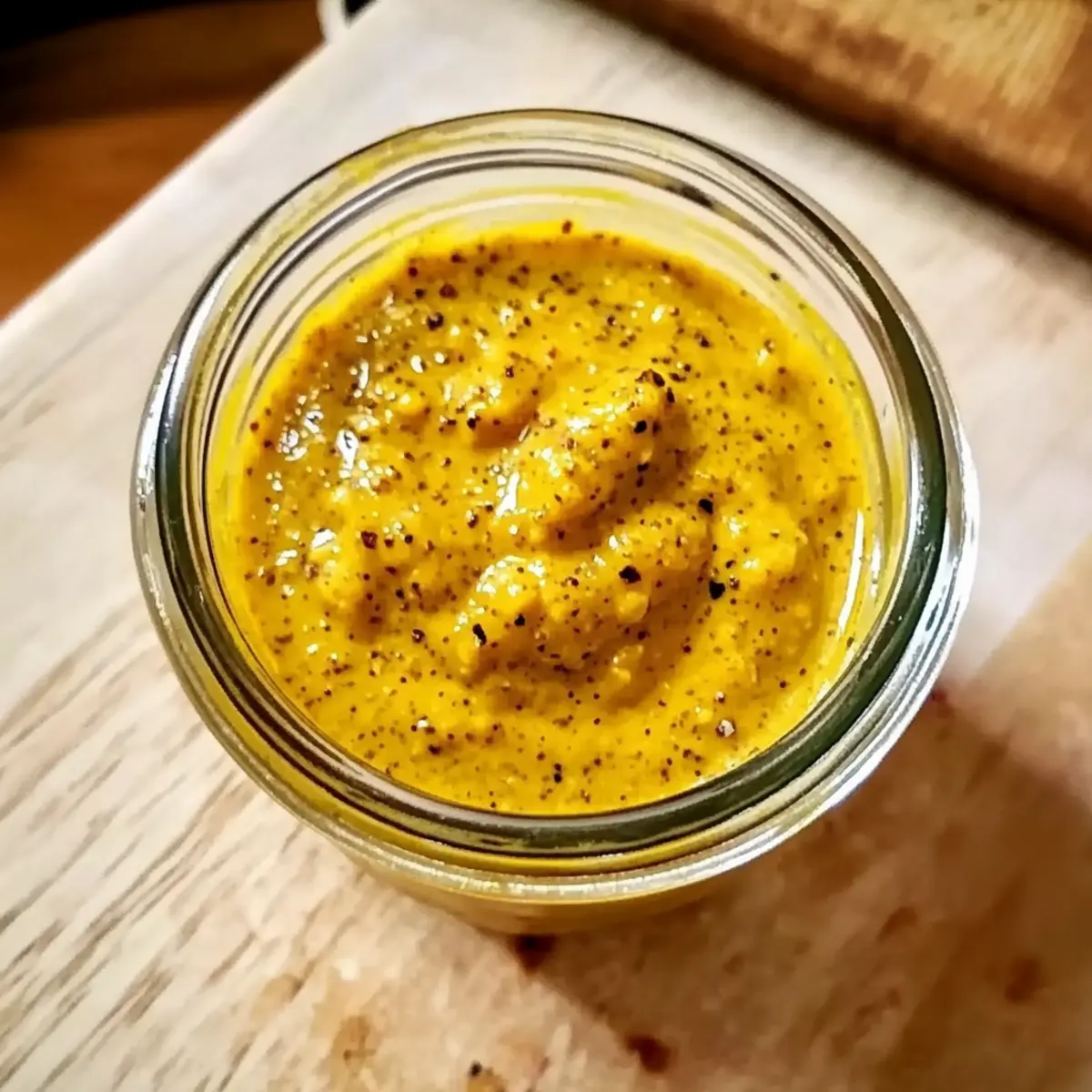 Sweet and Spicy Mardi Gras Mustard