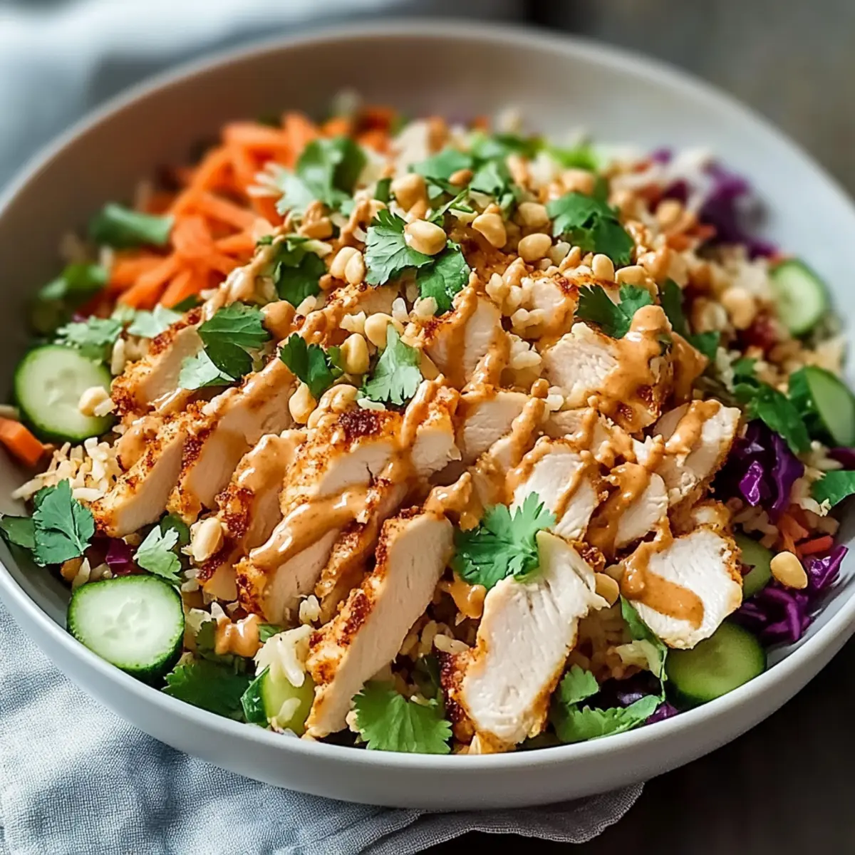 Chicken Crispy Rice Salad