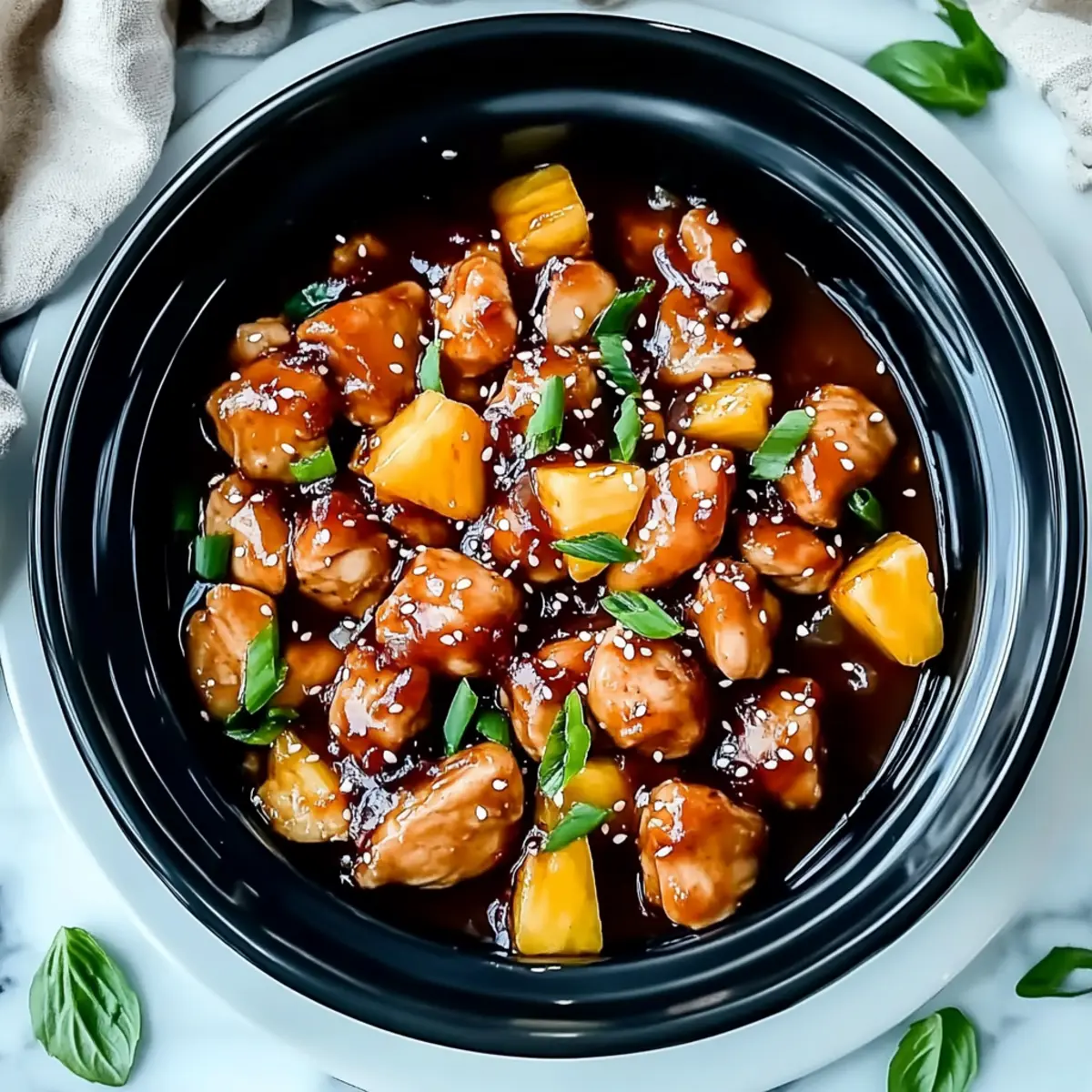 Sweet Hawaiian Crockpot Chicken