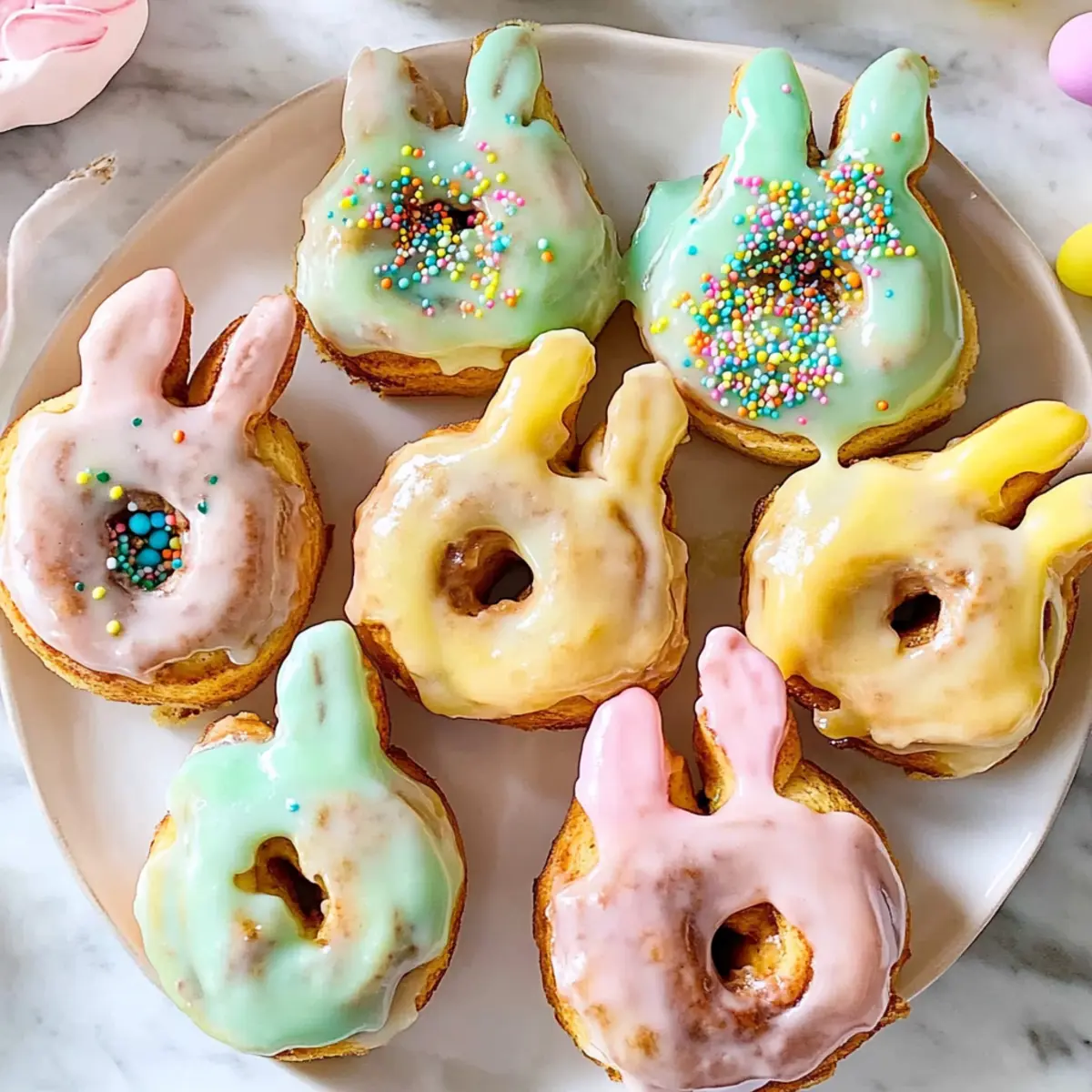 Easter Bunny Cinnamon Rolls