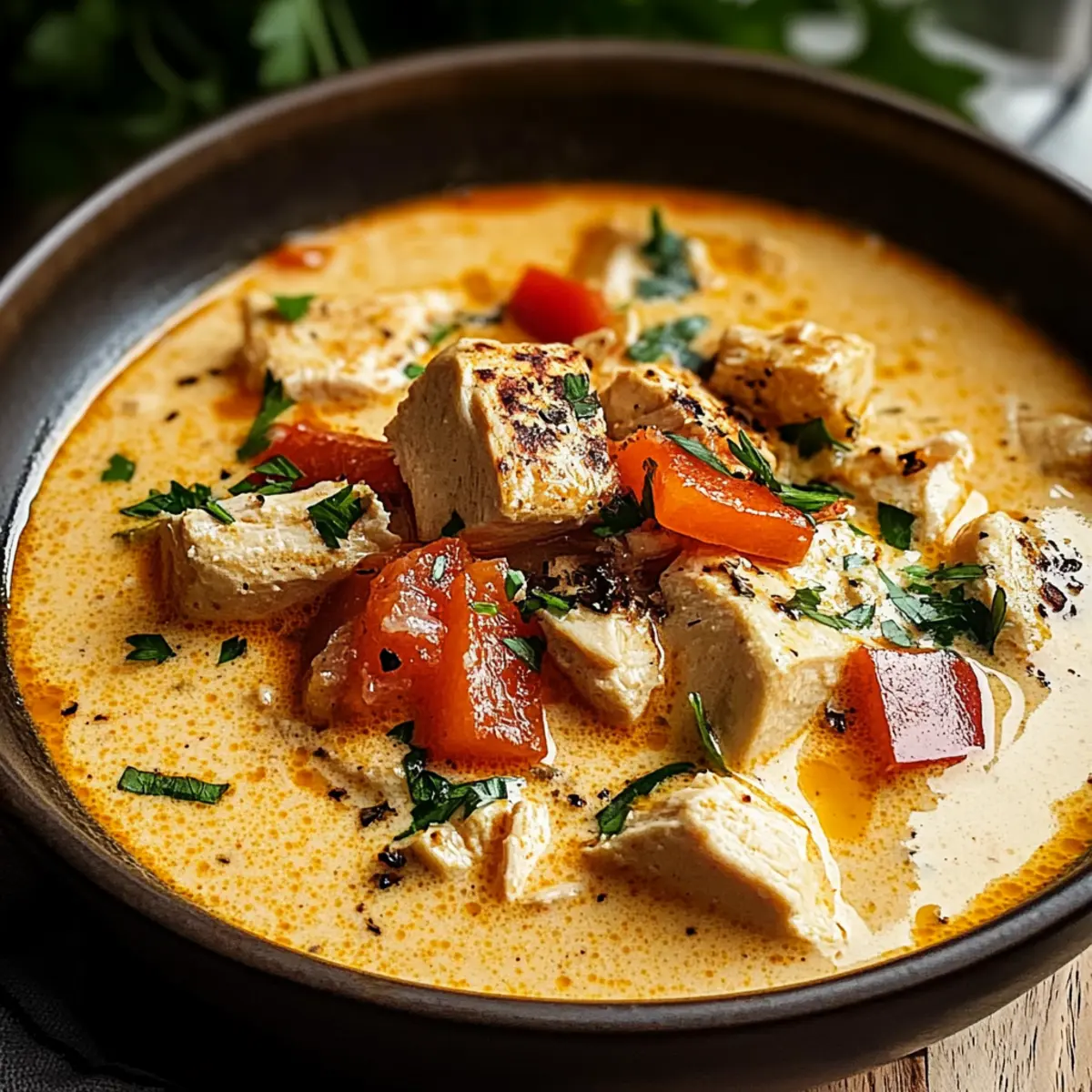 Creamy Cajun Chicken Soup