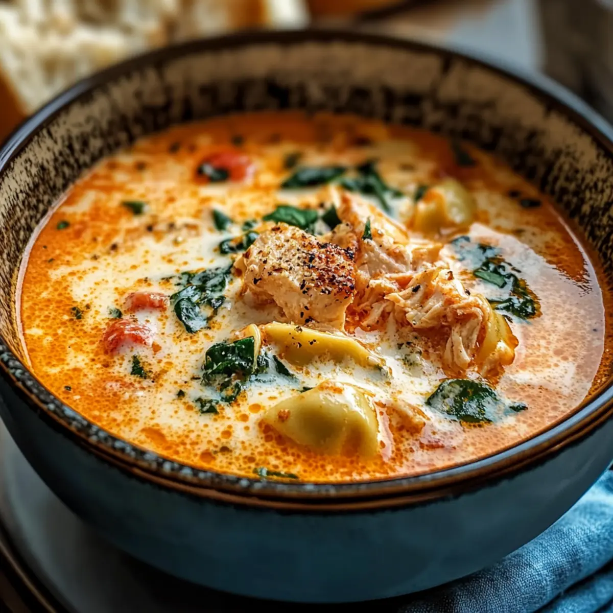 Creamy Chicken Parmesan Soup