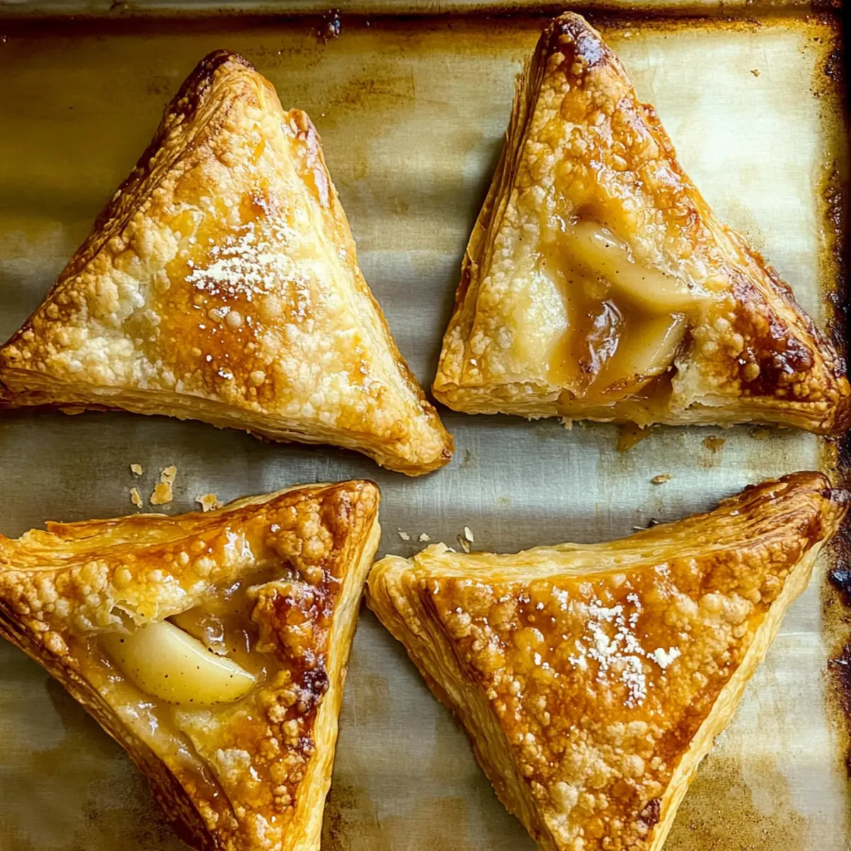 Butterscotch Pear Turnovers
