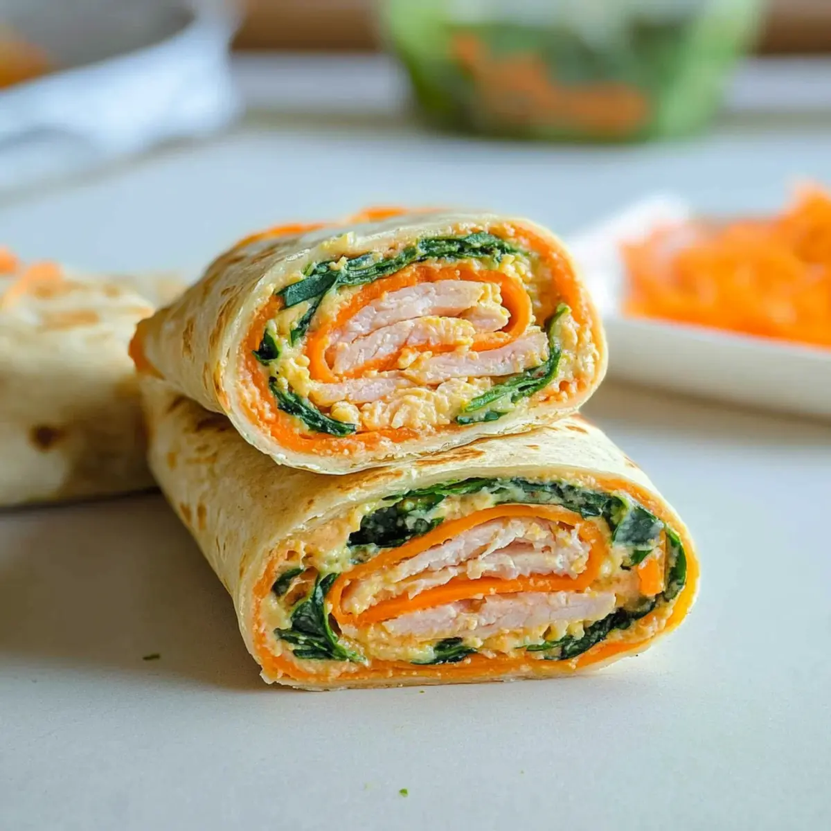 Turkey and Cheese Roll Ups