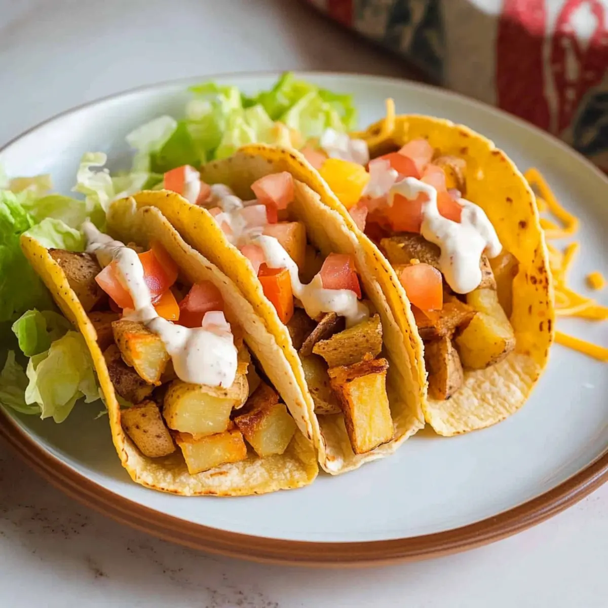 Spicy Potato Tacos