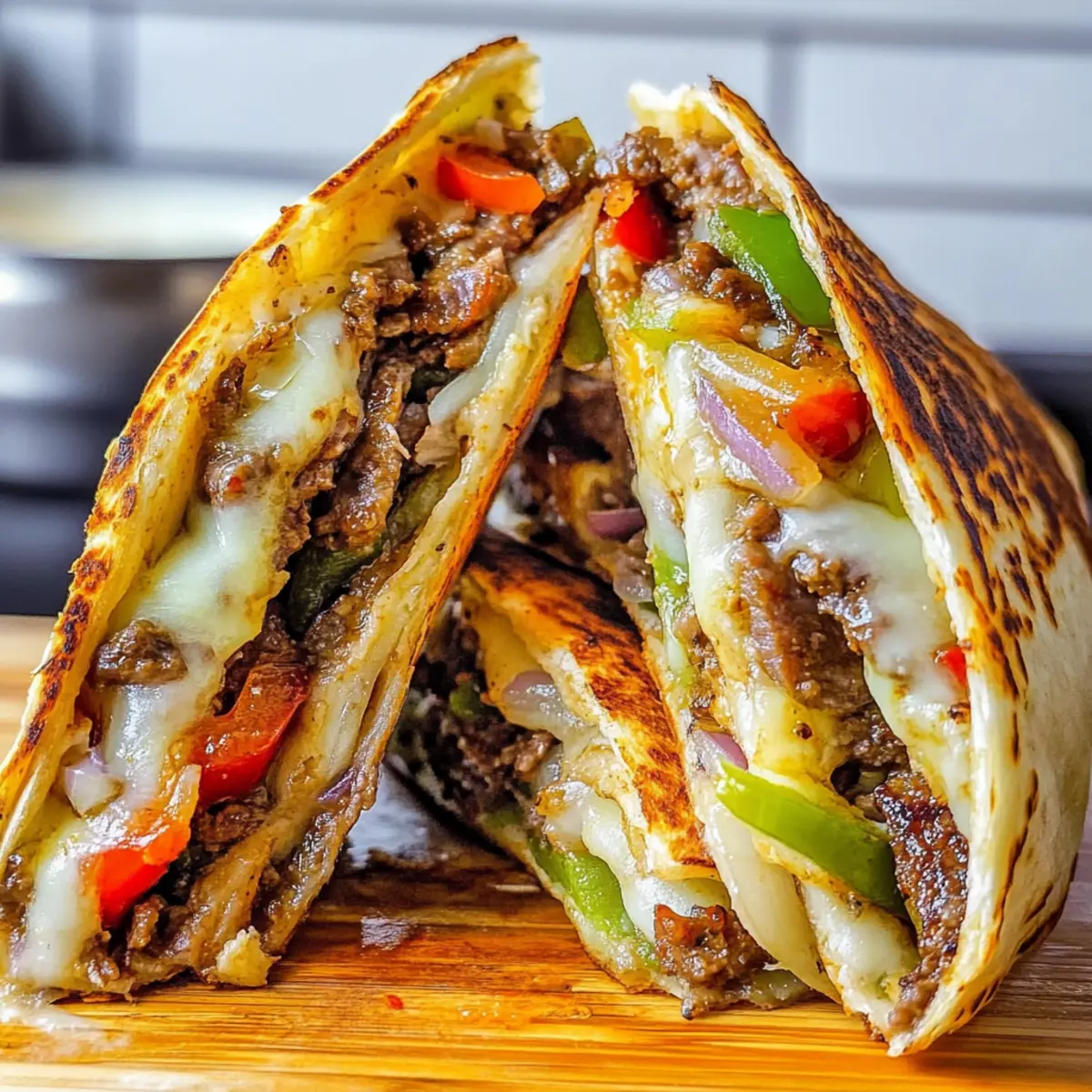 Philly Cheesesteak Quesadilla
