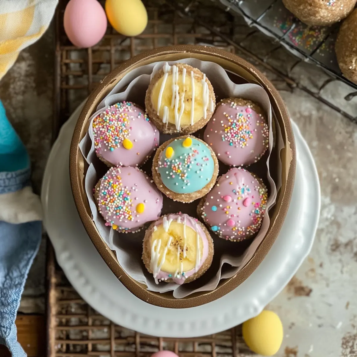 Banana Pudding Easter Truffles