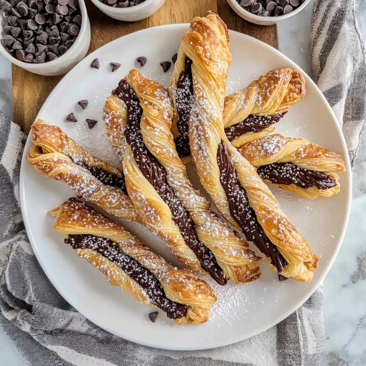 Chocolate Twist Pastries
