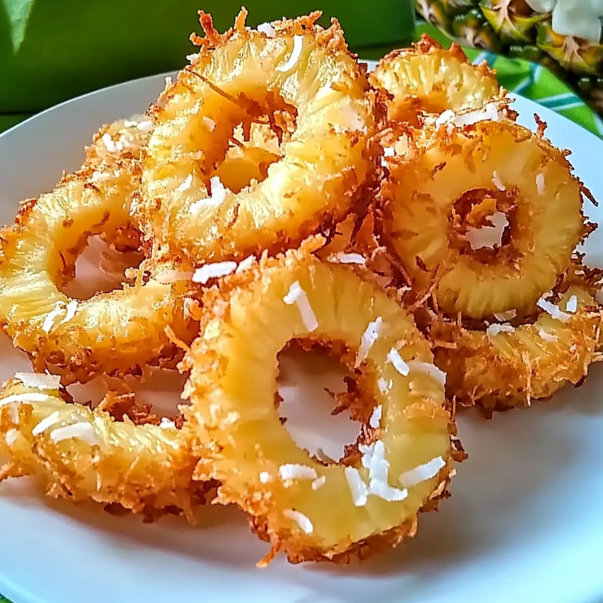 Fried Pineapple Rings