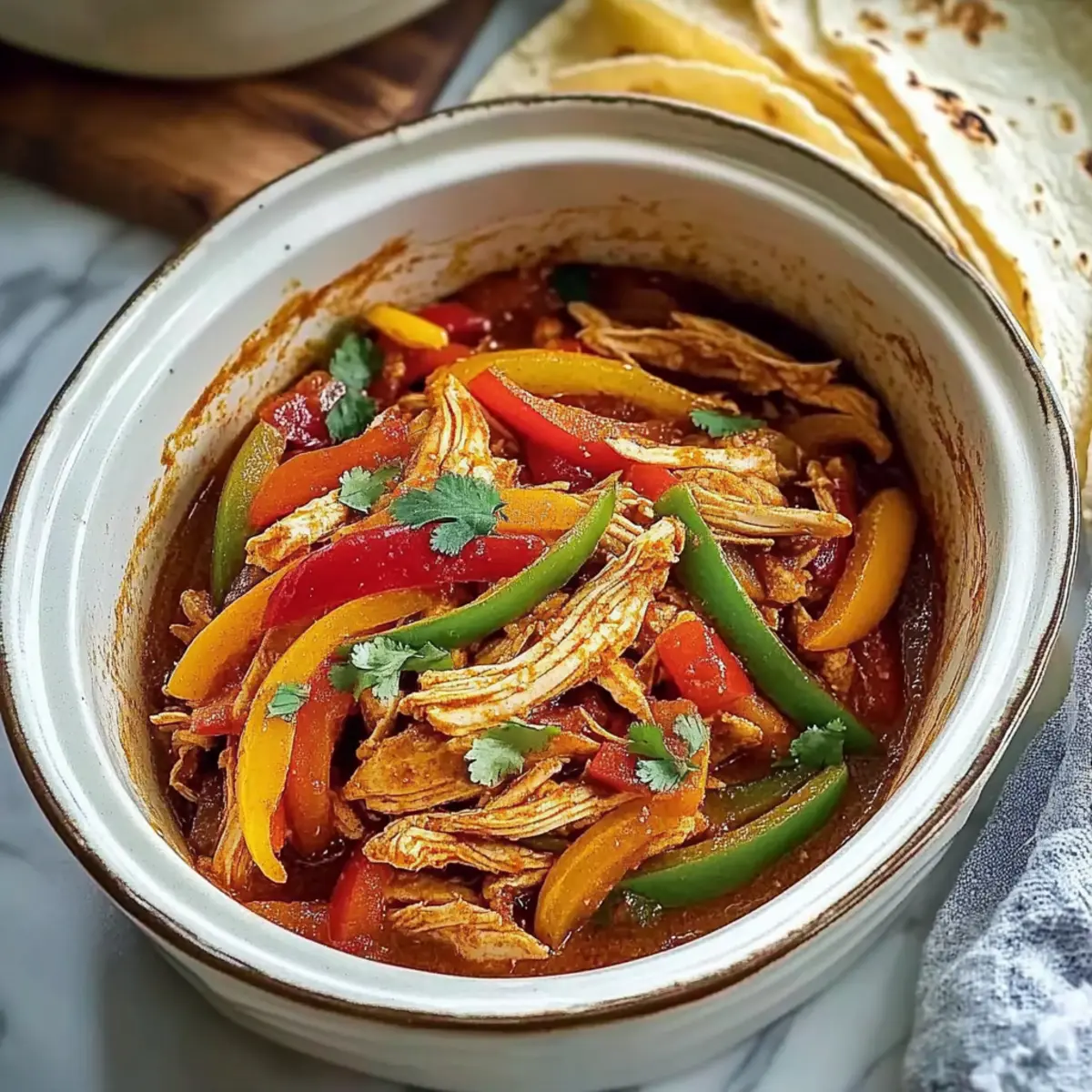 Crockpot Chicken Fajitas