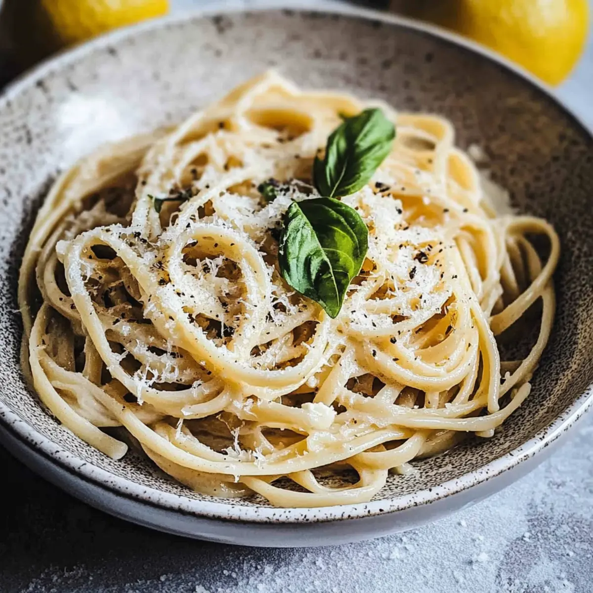 Lemon Basil Pasta