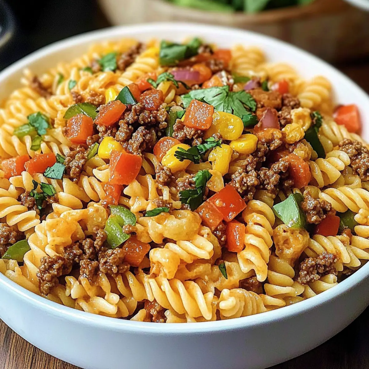 Taco Pasta Salad with Doritos Crunch