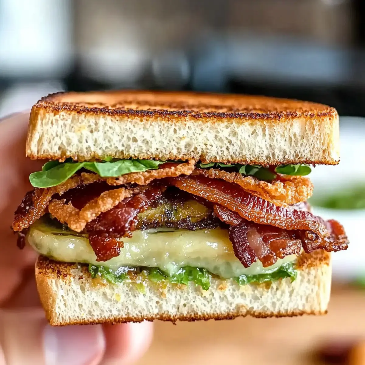 Fried Green Tomato BLT Sandwich