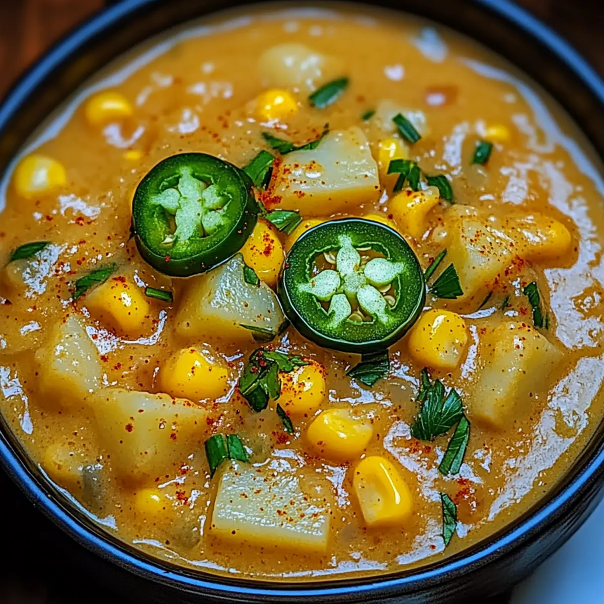 Creamy Jalapeño Corn Chowder