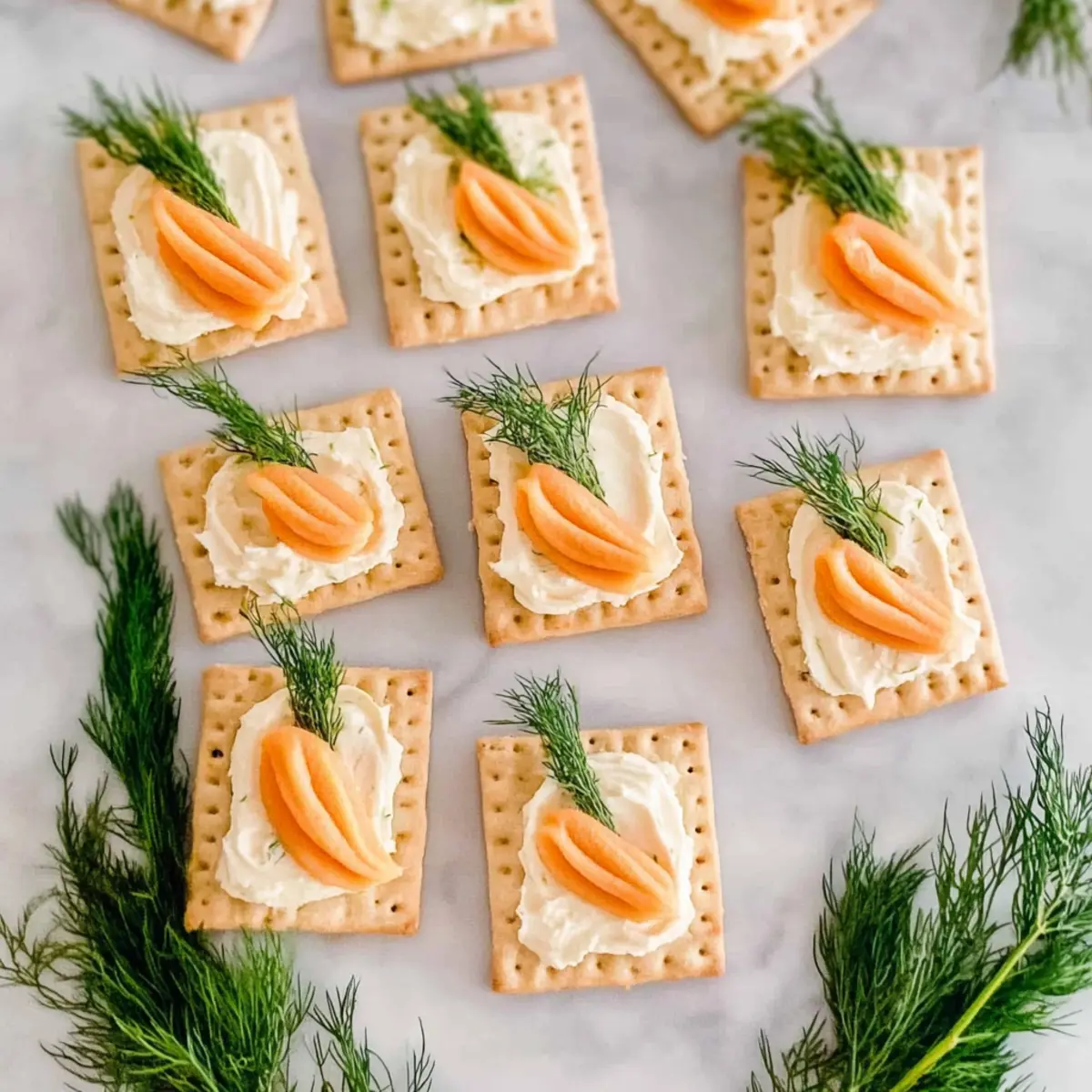 Easter Appetizer Cracker Bites