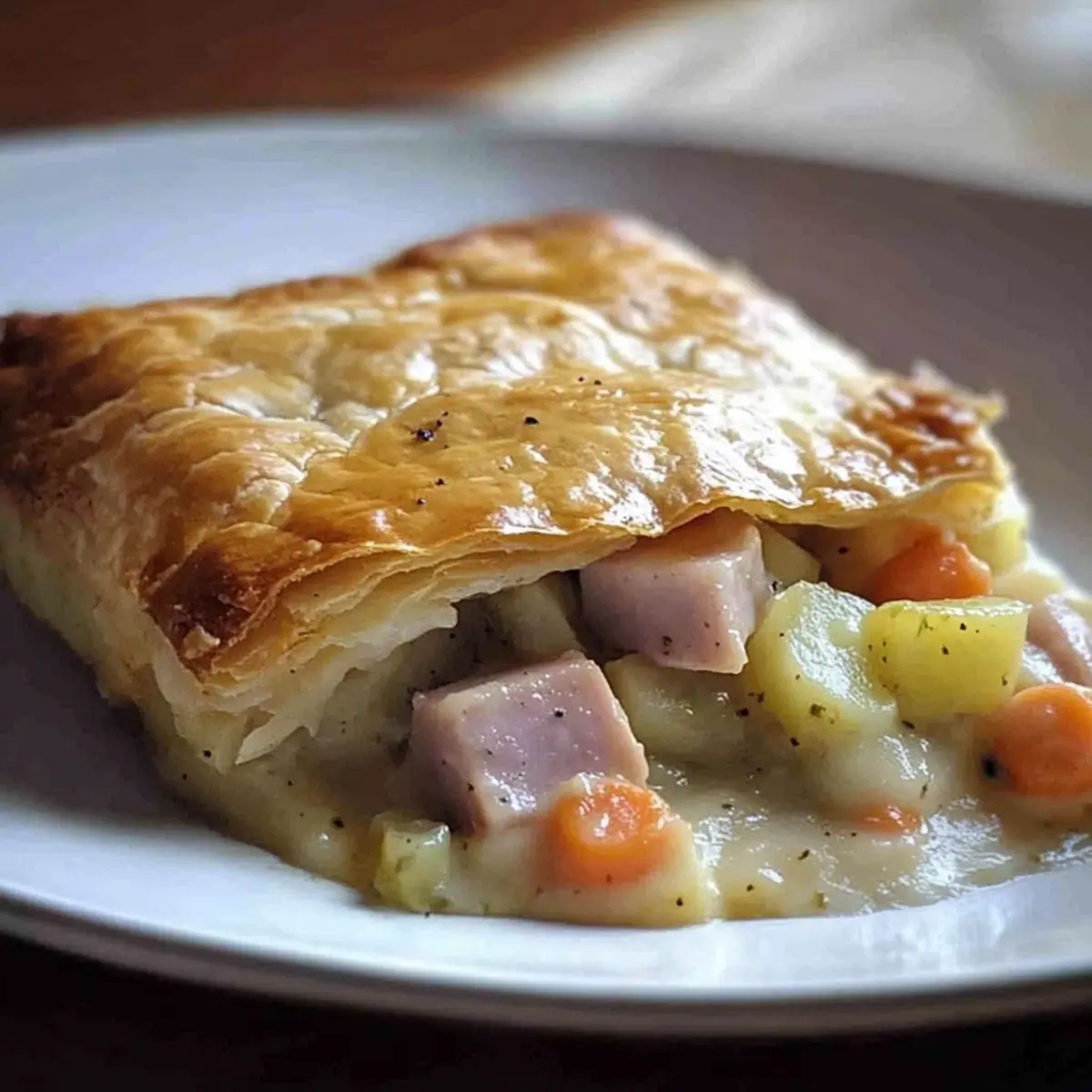 Ham and Leek Pie