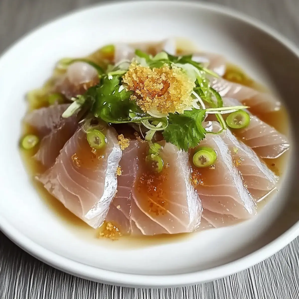 Hamachi Crudo