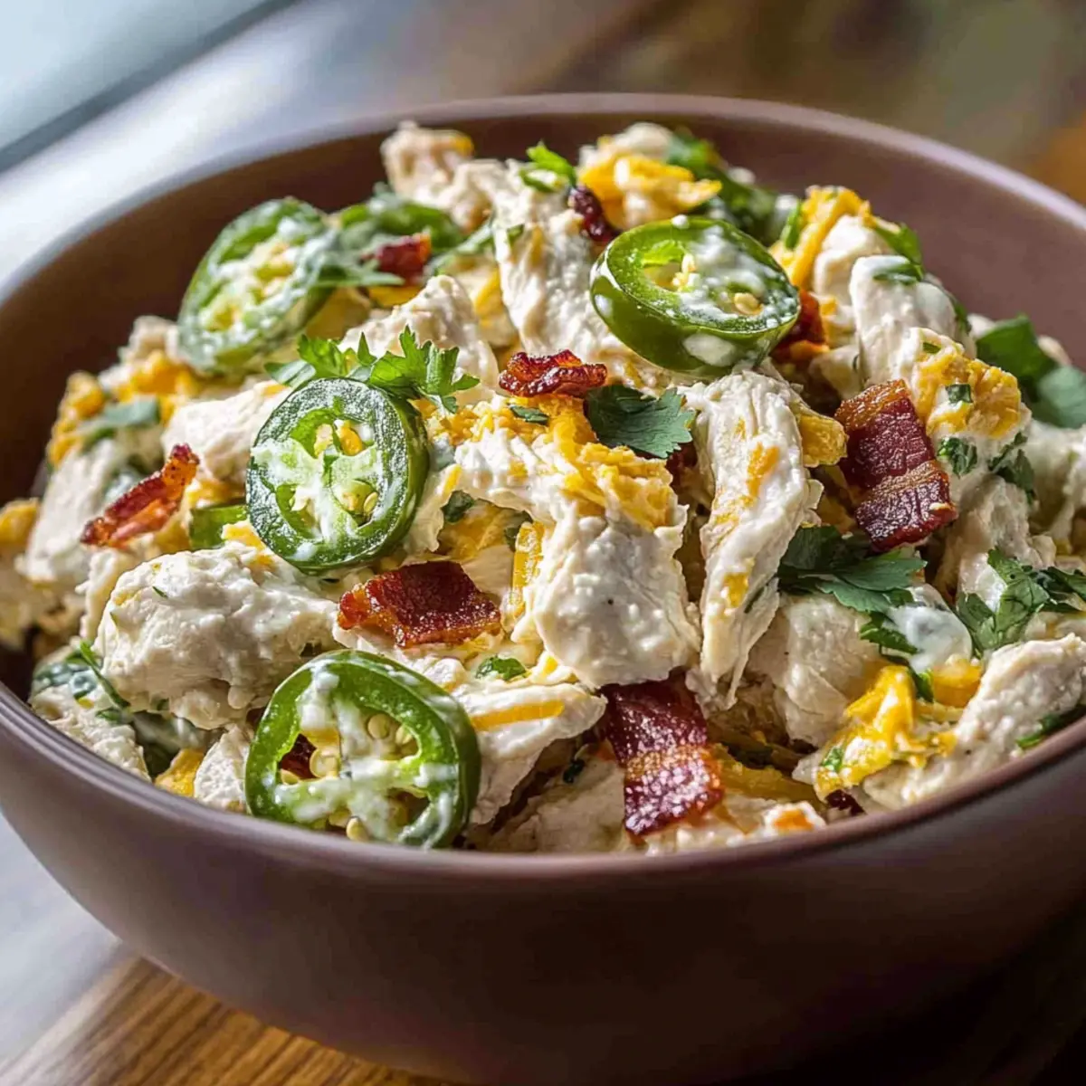 Jalapeno Popper Chicken Salad