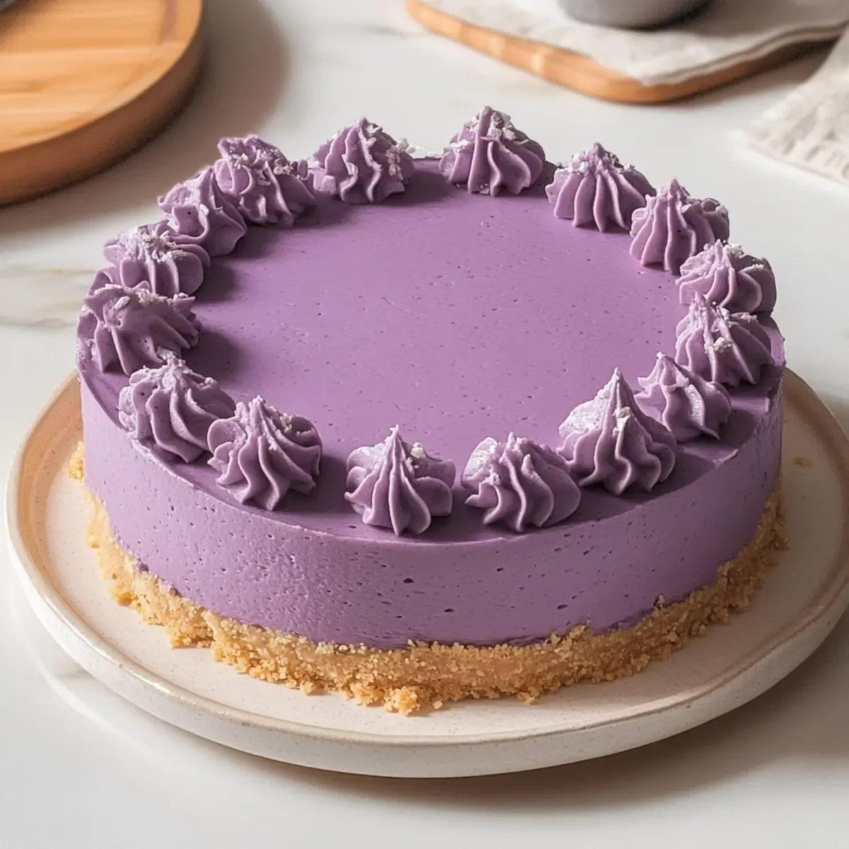 Ube Cheesecake