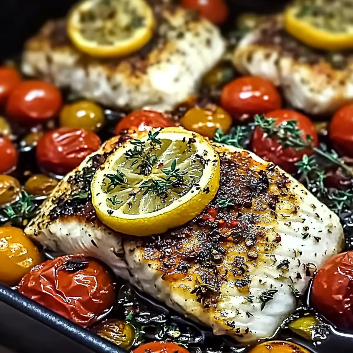 Mediterranean Baked Fish