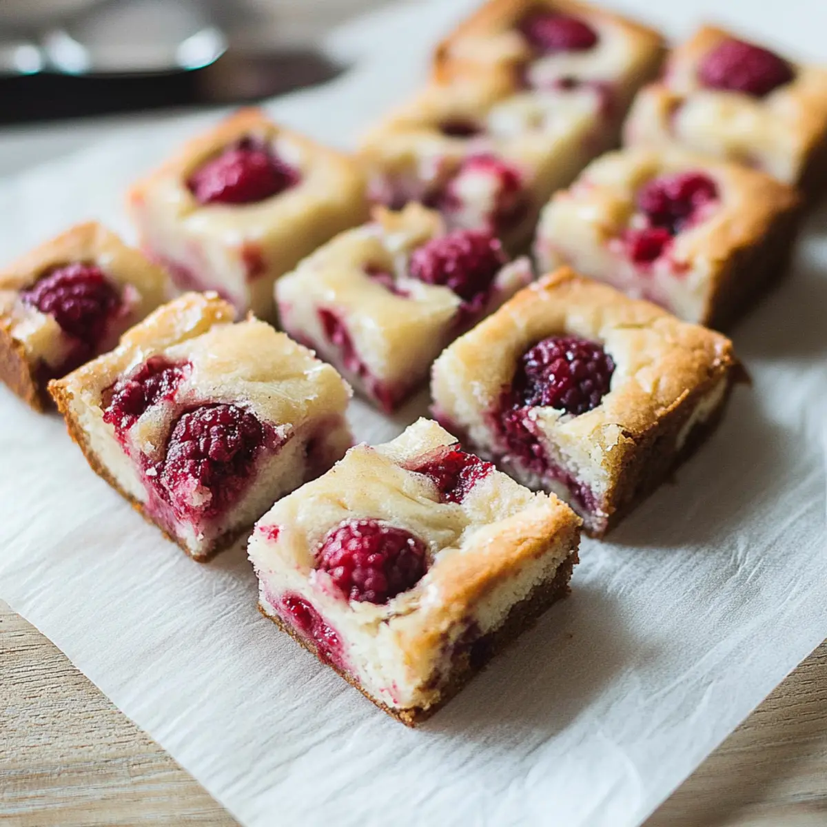 Raspberry White Chocolate Brownies
