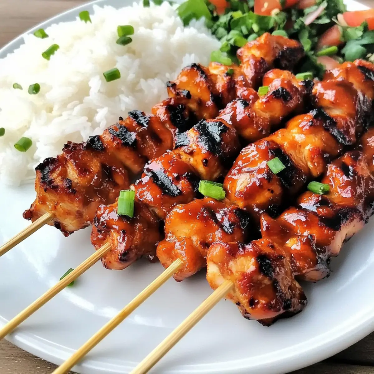 Korean Chicken Skewers
