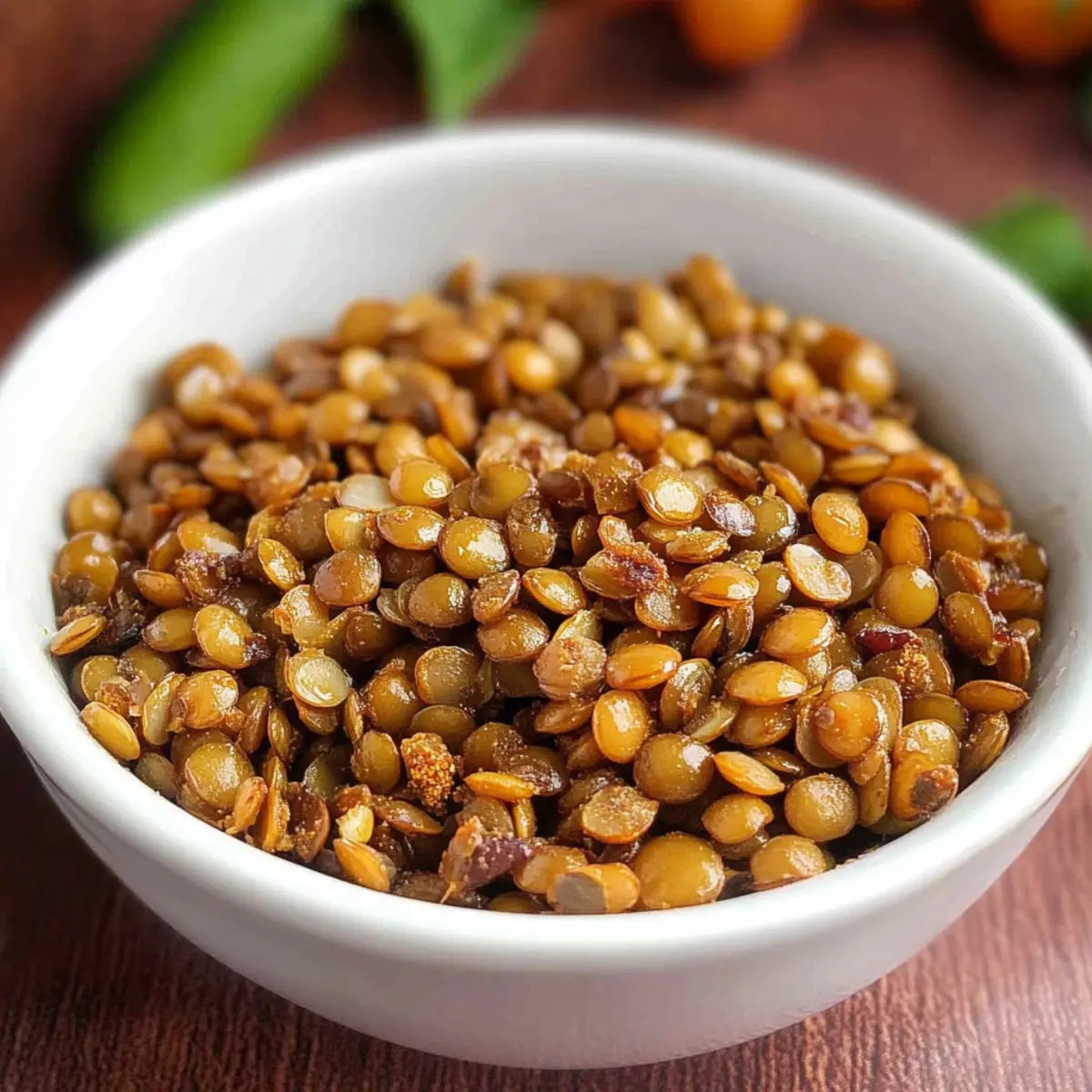 Crispy Roasted Lentils