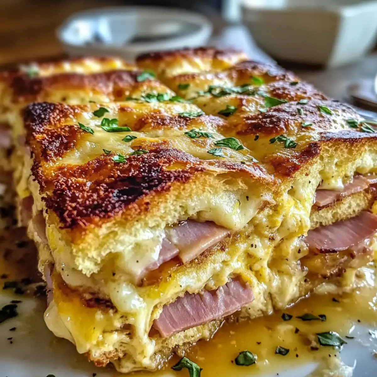 Monte Cristo Breakfast Casserole