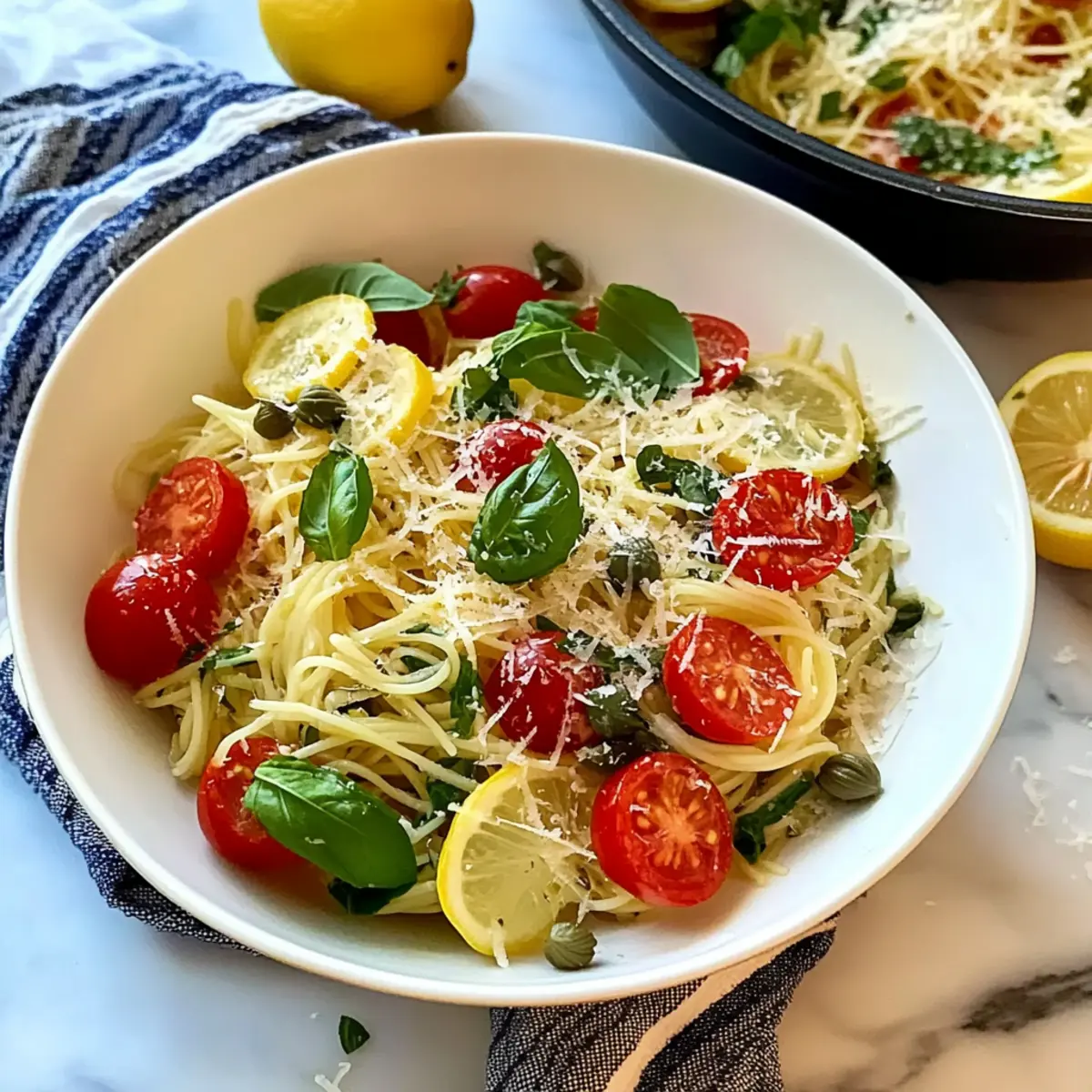 Cold Lemon Capellini Salad