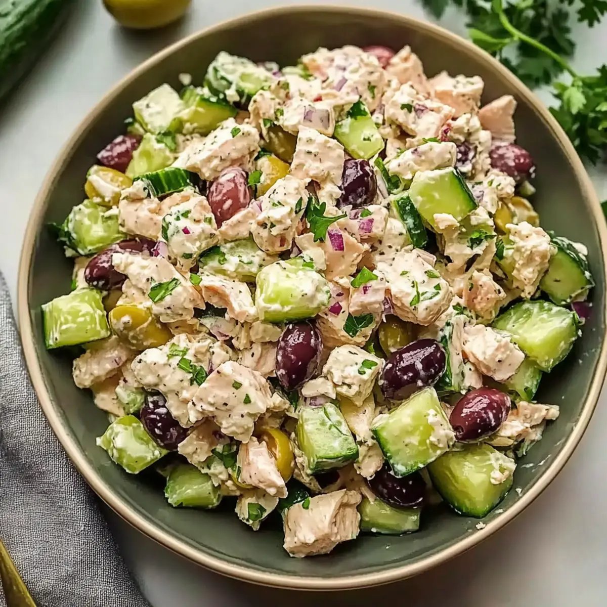 Mediterranean Chicken Salad