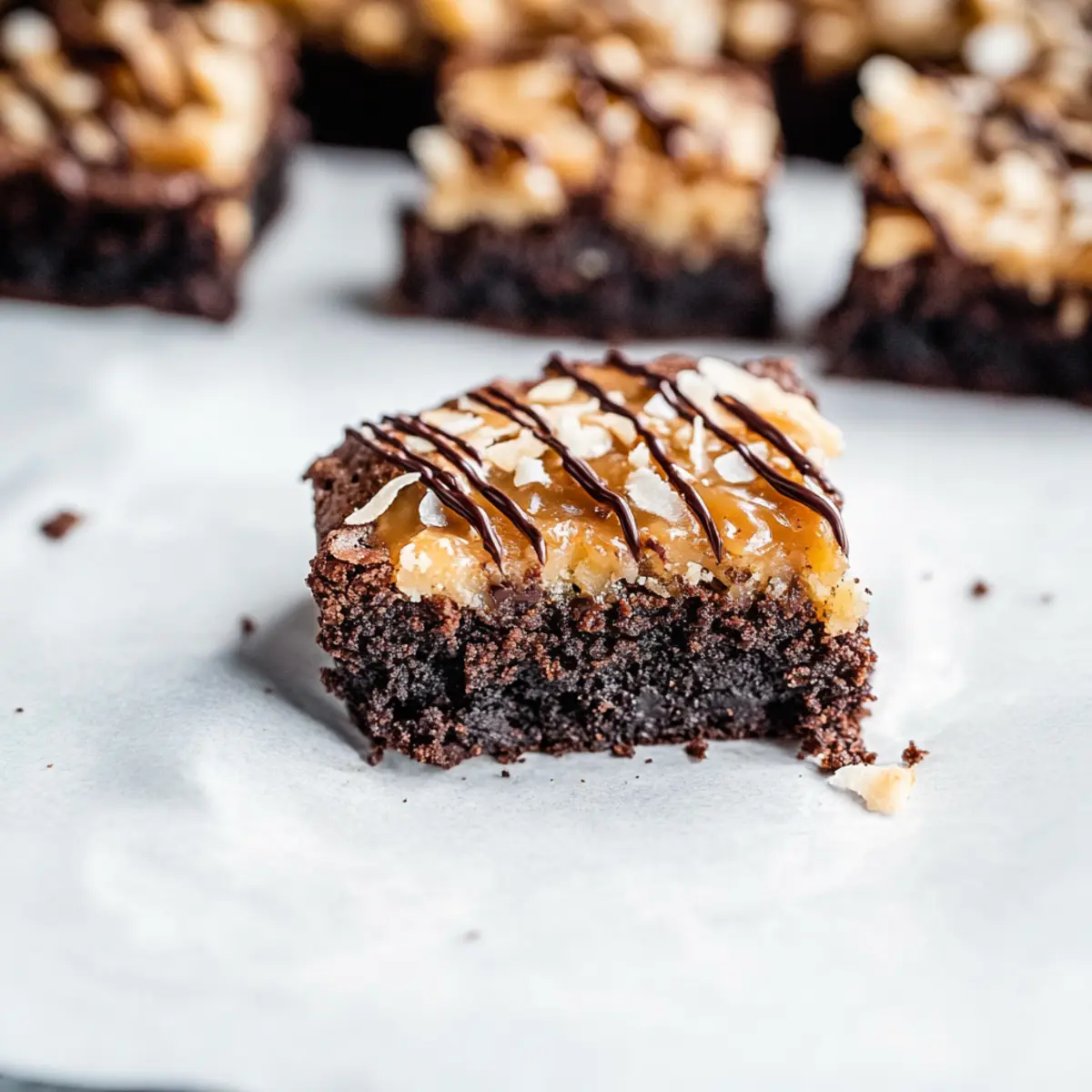 Samoas Brownies
