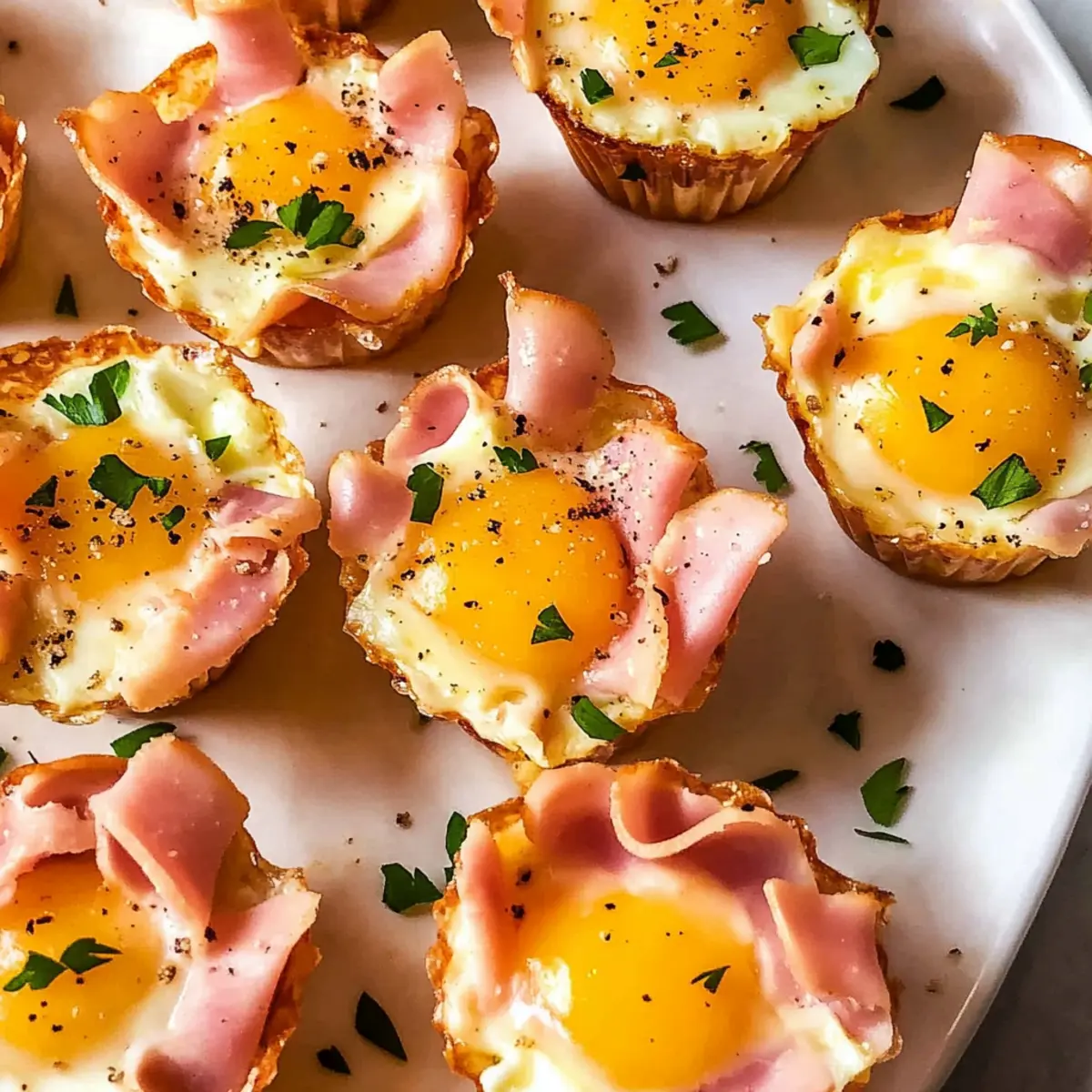 Ham and Cheese Egg Cups
