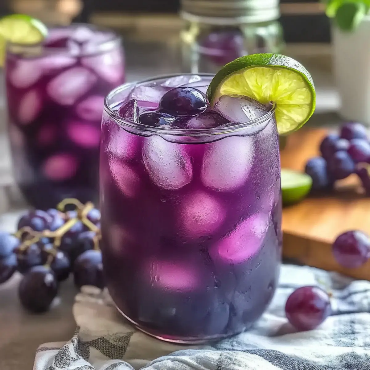 Grape Agua Fresca